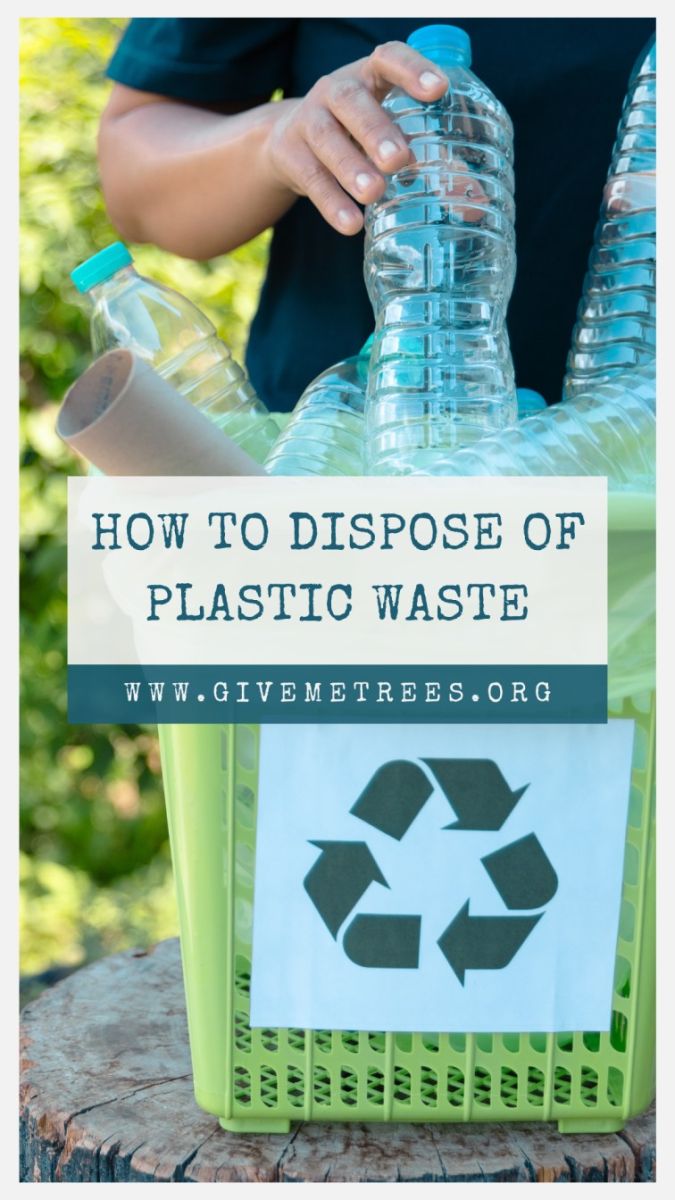 ways to dispose of plastic
